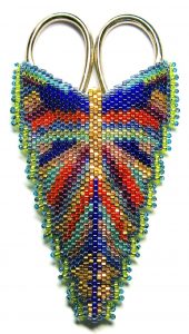 A Beaded Butterfly Scissor Case - Sally Boehme @ Nature in Art