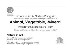 Animal, Vegetable Mineral - Celebration Evening @ Nature in Art | United Kingdom