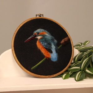 Felt kingfisher with Agnese Davies - FULLY BOOKED